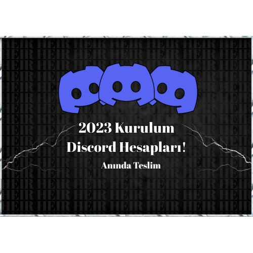  ⭐Discord 2023 Hesap  Garanti